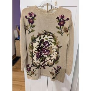 Cottagecore Vintage Cotton Sweater